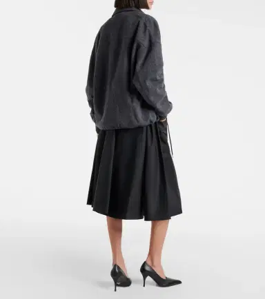 Prada Re-Nylon belted midi skirt | Thumbnail 6 Prada Re-Nylon belted midi skirt | Thumbnail 6