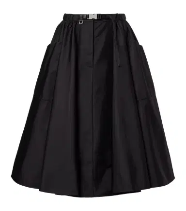 Prada Re-Nylon belted midi skirt | Thumbnail 1 Prada Re-Nylon belted midi skirt | Thumbnail 1
