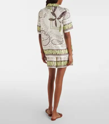 Tory Burch Printed silk shorts | Thumbnail 4 Tory Burch Printed silk shorts | Thumbnail 4