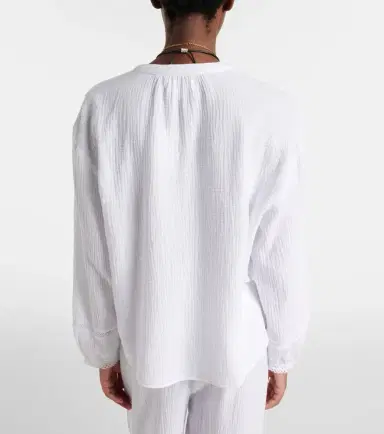 Velvet Taria cotton muslin shirt | Thumbnail 4 Velvet Taria cotton muslin shirt | Thumbnail 4