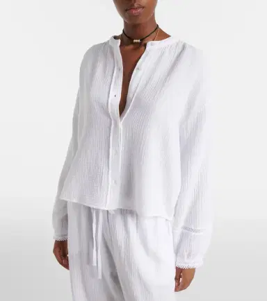 Velvet Taria cotton muslin shirt | Thumbnail 5 Velvet Taria cotton muslin shirt | Thumbnail 5