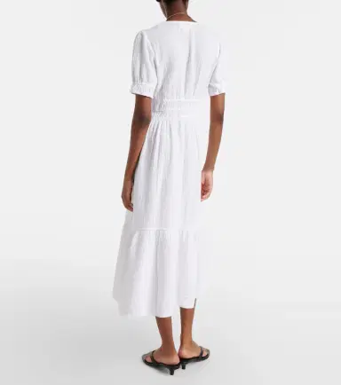 Velvet Rivelle cotton gauze midi dress | Thumbnail 4 Velvet Rivelle cotton gauze midi dress | Thumbnail 4