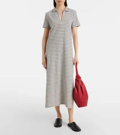 Velvet Corin striped cotton midi dress | Thumbnail 3 Velvet Corin striped cotton midi dress | Thumbnail 3