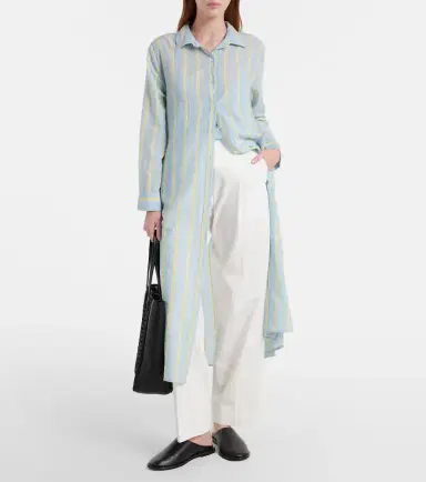 Velvet Kimora striped cotton shirt dress | Thumbnail 4 Velvet Kimora striped cotton shirt dress | Thumbnail 4