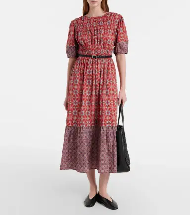 Velvet Maela printed cotton midi dress | Thumbnail 2 Velvet Maela printed cotton midi dress | Thumbnail 2