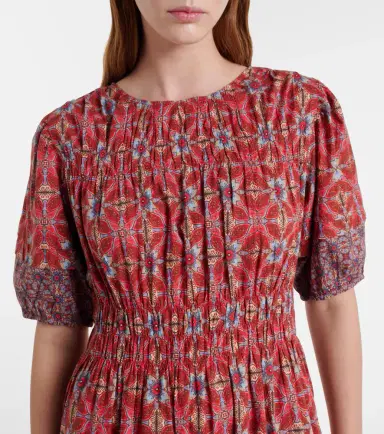 Velvet Maela printed cotton midi dress | Thumbnail 3 Velvet Maela printed cotton midi dress | Thumbnail 3