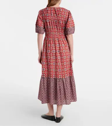 Velvet Maela printed cotton midi dress | Thumbnail 5 Velvet Maela printed cotton midi dress | Thumbnail 5