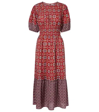 Velvet Maela printed cotton midi dress | Thumbnail 1 Velvet Maela printed cotton midi dress | Thumbnail 1