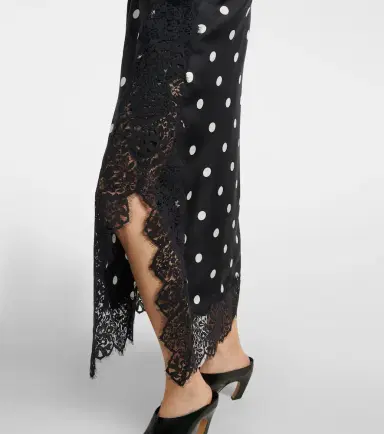 Sportmax Capo polka-dot silk slip dress | Thumbnail 2 Sportmax Capo polka-dot silk slip dress | Thumbnail 2