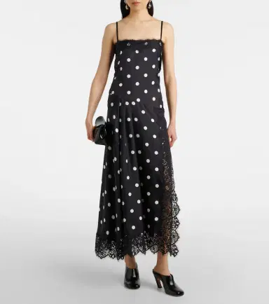 Sportmax Capo polka-dot silk slip dress | Thumbnail 4 Sportmax Capo polka-dot silk slip dress | Thumbnail 4