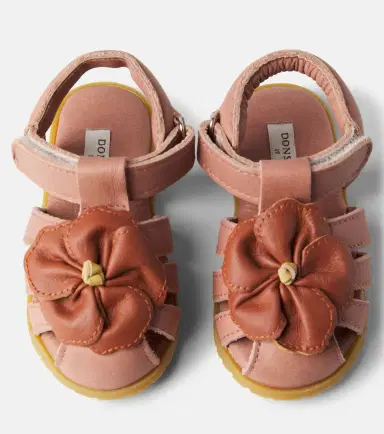 DONSJE Baby Thami floral-appliqué leather sandals | Thumbnail 5 DONSJE Baby Thami floral-appliqué leather sandals | Thumbnail 5