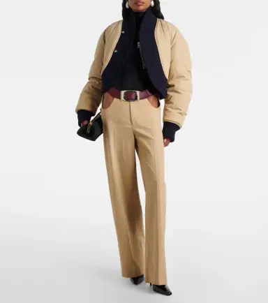 Jean Paul Gaultier Cropped cotton bomber jacket | Thumbnail 6 Jean Paul Gaultier Cropped cotton bomber jacket | Thumbnail 6