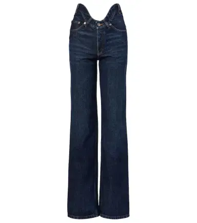 Jean Paul Gaultier Curved bootcut jeans | Thumbnail 1 Jean Paul Gaultier Curved bootcut jeans | Thumbnail 1