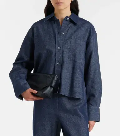 Vince Cotton and linen chambray shirt | Thumbnail 7 Vince Cotton and linen chambray shirt | Thumbnail 7