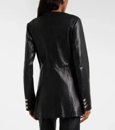 Nour Hammour Parlor leather jacket | Thumbnail 5 Nour Hammour Parlor leather jacket | Thumbnail 5