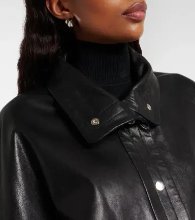 Nour Hammour Park leather jacket | Thumbnail 2 Nour Hammour Park leather jacket | Thumbnail 2