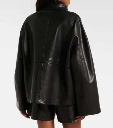 Nour Hammour Park leather jacket | Thumbnail 3 Nour Hammour Park leather jacket | Thumbnail 3