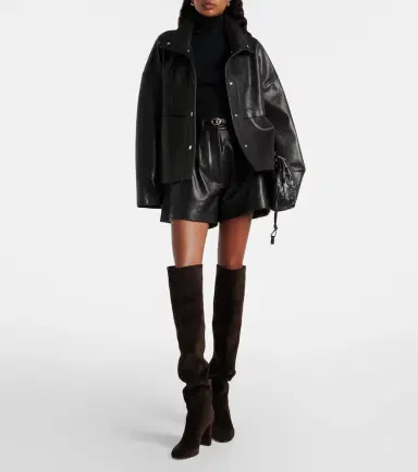Nour Hammour Park leather jacket | Thumbnail 7 Nour Hammour Park leather jacket | Thumbnail 7