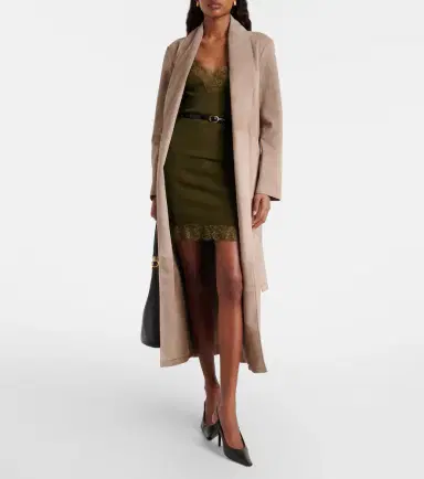 Nour Hammour Gallery suede coat | Thumbnail 2 Nour Hammour Gallery suede coat | Thumbnail 2