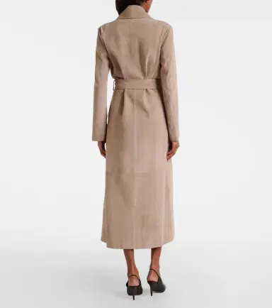 Nour Hammour Gallery suede coat | Thumbnail 3 Nour Hammour Gallery suede coat | Thumbnail 3