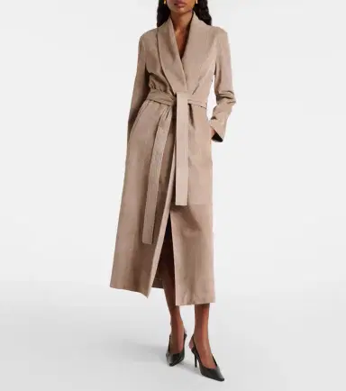 Nour Hammour Gallery suede coat | Thumbnail 5 Nour Hammour Gallery suede coat | Thumbnail 5