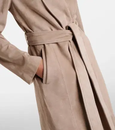 Nour Hammour Gallery suede coat | Thumbnail 6 Nour Hammour Gallery suede coat | Thumbnail 6