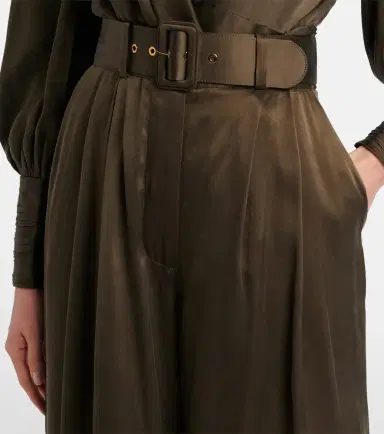 Zimmermann Belted silk wide-leg pants | Thumbnail 2 Zimmermann Belted silk wide-leg pants | Thumbnail 2