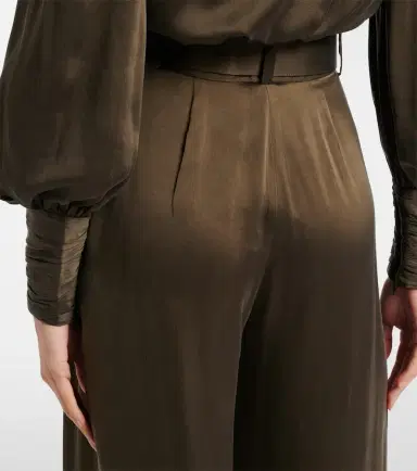 Zimmermann Belted silk wide-leg pants | Thumbnail 3 Zimmermann Belted silk wide-leg pants | Thumbnail 3