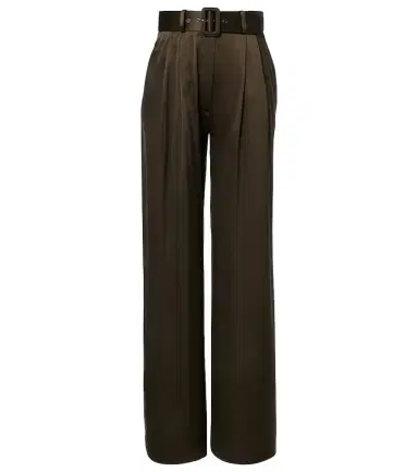 Zimmermann Belted silk wide-leg pants | Thumbnail 1 Zimmermann Belted silk wide-leg pants | Thumbnail 1