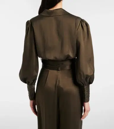 Zimmermann Silk wrap top | Thumbnail 3 Zimmermann Silk wrap top | Thumbnail 3