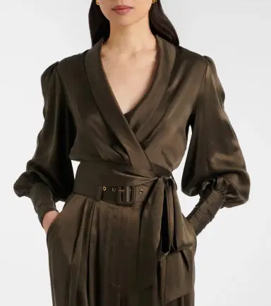 Zimmermann Silk wrap top | Thumbnail 4 Zimmermann Silk wrap top | Thumbnail 4
