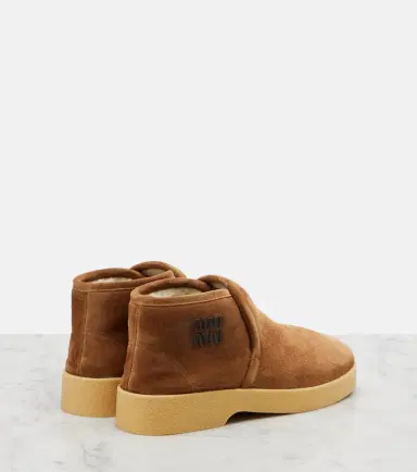 Miu Miu Shearling-lined suede boots | Thumbnail 2 Miu Miu Shearling-lined suede boots | Thumbnail 2