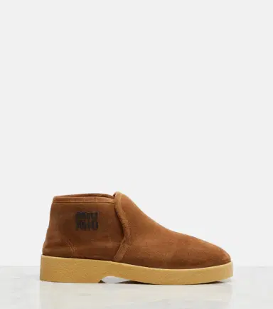 Miu Miu Shearling-lined suede boots | Thumbnail 3 Miu Miu Shearling-lined suede boots | Thumbnail 3