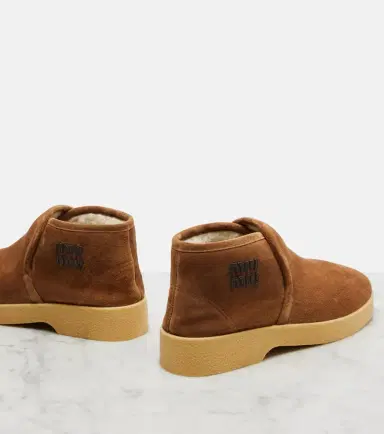 Miu Miu Shearling-lined suede boots | Thumbnail 4 Miu Miu Shearling-lined suede boots | Thumbnail 4