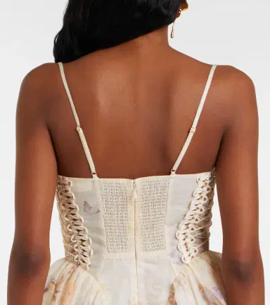 Zimmermann Alchemy floral linen and silk minidress | Thumbnail 5 Zimmermann Alchemy floral linen and silk minidress | Thumbnail 5