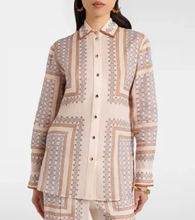 Zimmermann Printed ramie shirt | Thumbnail 5 Zimmermann Printed ramie shirt | Thumbnail 5