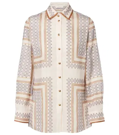 Zimmermann Printed ramie shirt | Thumbnail 1 Zimmermann Printed ramie shirt | Thumbnail 1