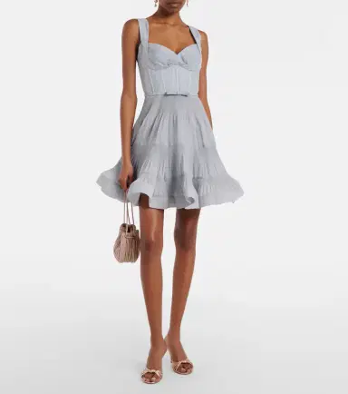 Zimmermann Pleated bustier minidress | Thumbnail 2 Zimmermann Pleated bustier minidress | Thumbnail 2