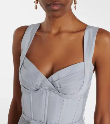Zimmermann Pleated bustier minidress | Thumbnail 4 Zimmermann Pleated bustier minidress | Thumbnail 4