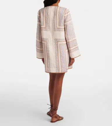 Zimmermann Printed linen minidress | Thumbnail 4 Zimmermann Printed linen minidress | Thumbnail 4
