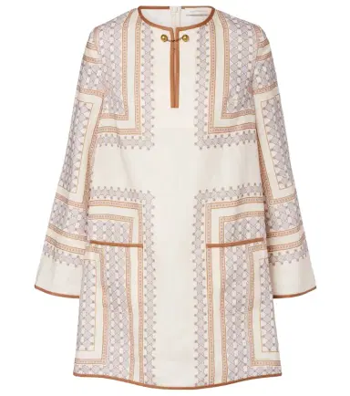 Zimmermann Printed linen minidress | Thumbnail 1 Zimmermann Printed linen minidress | Thumbnail 1
