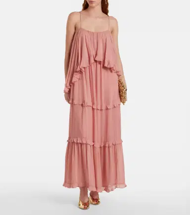 Zimmermann Luna ruffled tiered maxi dress | Thumbnail 4 Zimmermann Luna ruffled tiered maxi dress | Thumbnail 4