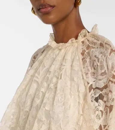 Zimmermann Carousel ruffled lace blouse | Thumbnail 4 Zimmermann Carousel ruffled lace blouse | Thumbnail 4