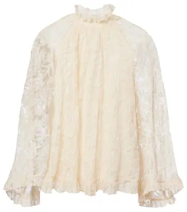 Zimmermann Carousel ruffled lace blouse | Thumbnail 1 Zimmermann Carousel ruffled lace blouse | Thumbnail 1