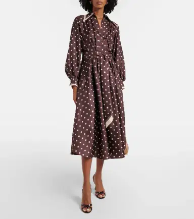 Zimmermann Polka-dot belted silk shirt dress | Thumbnail 2 Zimmermann Polka-dot belted silk shirt dress | Thumbnail 2
