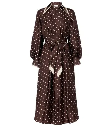 Zimmermann Polka-dot belted silk shirt dress | Thumbnail 1 Zimmermann Polka-dot belted silk shirt dress | Thumbnail 1
