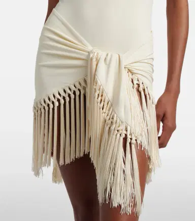 Taller Marmo Romy fringed swimsuit and beach cover-up set | Thumbnail 3 Taller Marmo Romy fringed swimsuit and beach cover-up set | Thumbnail 3