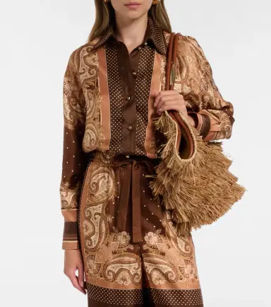 Zimmermann Luna paisley silk shirt | Thumbnail 2 Zimmermann Luna paisley silk shirt | Thumbnail 2