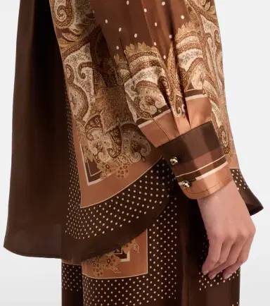 Zimmermann Luna paisley silk shirt | Thumbnail 3 Zimmermann Luna paisley silk shirt | Thumbnail 3