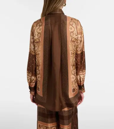 Zimmermann Luna paisley silk shirt | Thumbnail 4 Zimmermann Luna paisley silk shirt | Thumbnail 4